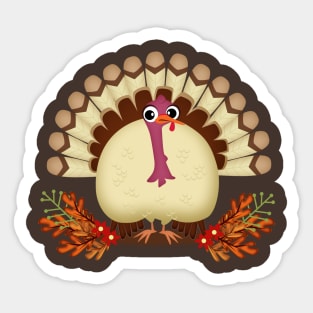 thanksgiving turkey Sticker